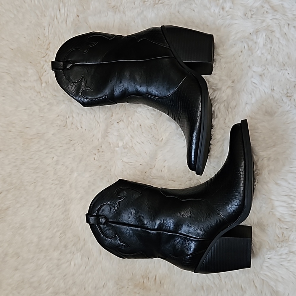 Mix No. 6 Black Heeled Boots